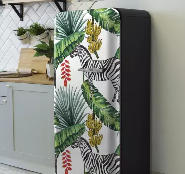 Nature pattern  fridge decals - TenStickers
