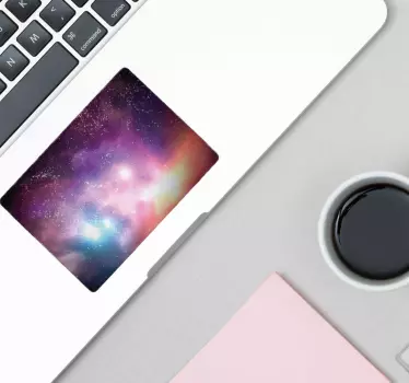 Nebula Trackpad science sticker - TenStickers