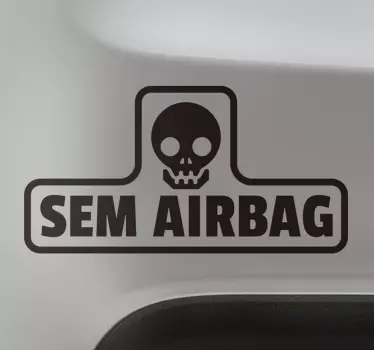 No airbag Car Decal - TenStickers