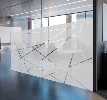 Office Lines shape sticker - TenStickers