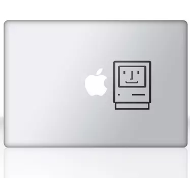 Old MacBook Laptop Sticker - TenStickers
