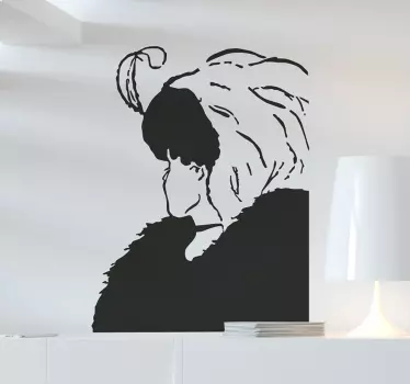 Old or Young Woman Wall Sticker - TenStickers