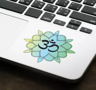 Om symbol laptop skin - TenStickers