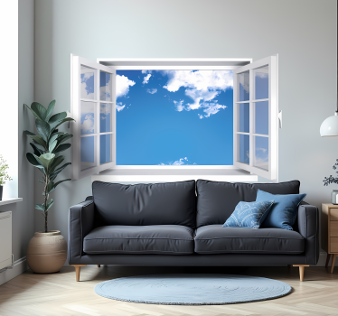 Open Window Wall Sticker - TenStickers