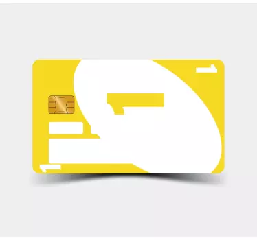 Original design UNO cards game bank card sticker - TenStickers