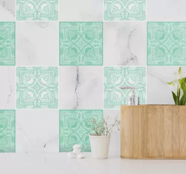 Ornamental draw tile transfer decal - TenStickers