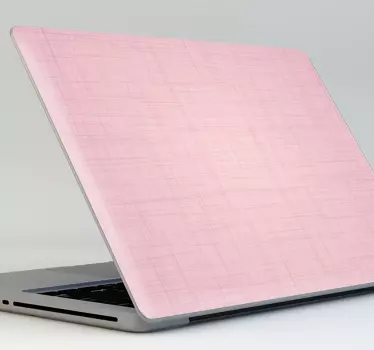 Pale pink laptop skin decal - TenStickers