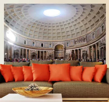 Pantheon Rome Vinyl Sticker - TenStickers