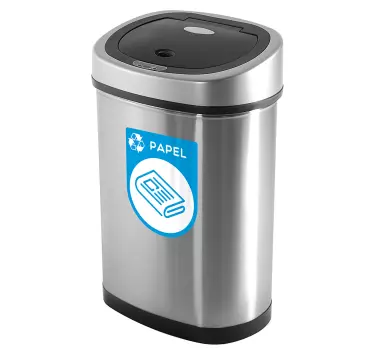 Paper recycling emoji decal - TenStickers