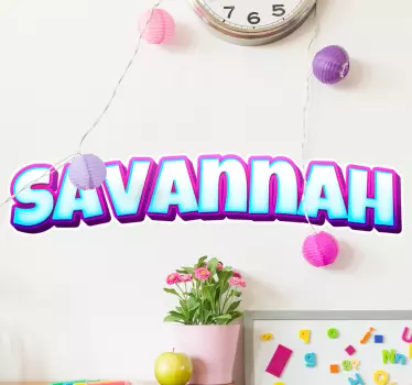 personalized name graffiti lila urban decal - TenStickers