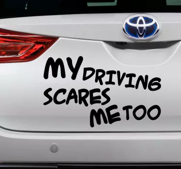 Phrase Car Decal - TenStickers