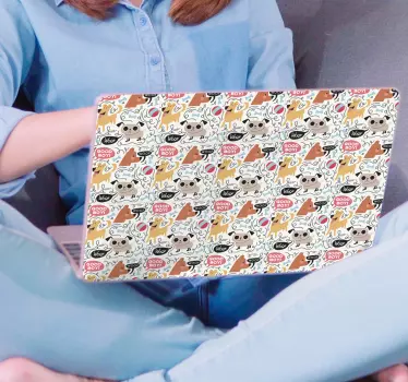 Playful Pet Designs laptop skin - TenStickers