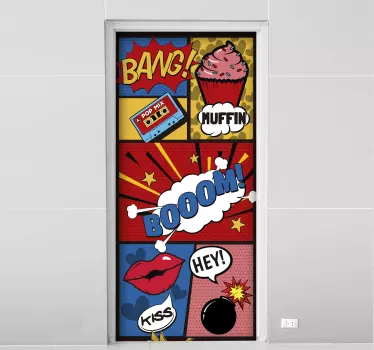 Pop Art Wall Sticker - TenStickers