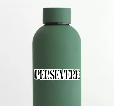 Presevere motivational sticker - TenStickers