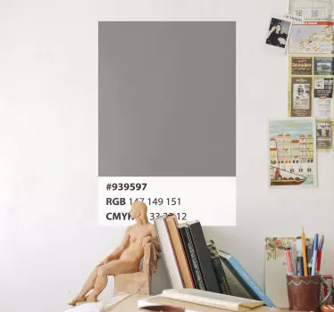 Print sticker color code display - TenStickers