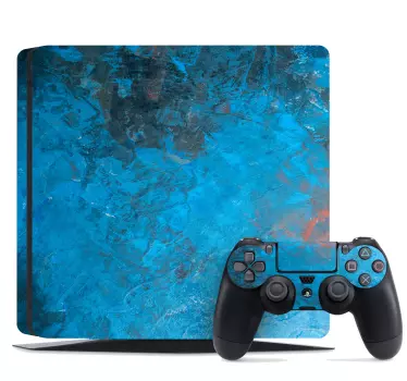 PS4 shining ice Playstation 4 stickers - TenStickers