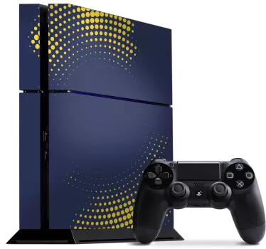 Ps4 skin dotted console cover - TenStickers
