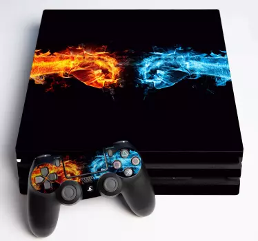 Ps4 skin flame collision effect - TenStickers
