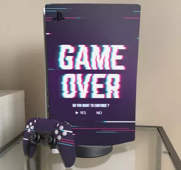 Ps4 skin game over message - TenStickers