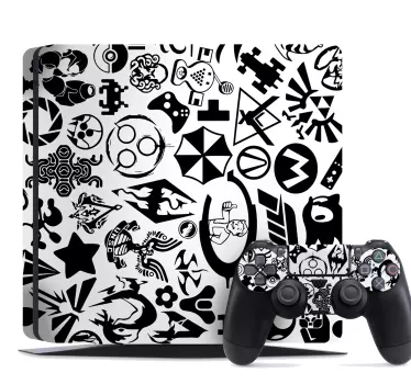 Ps4 skin gamer icons collection - TenStickers