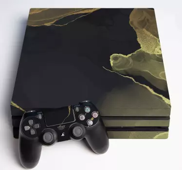 Ps4 skin golden vein design - TenStickers