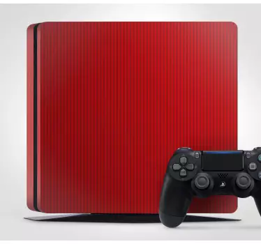 Ps4 skin red striped skin - TenStickers