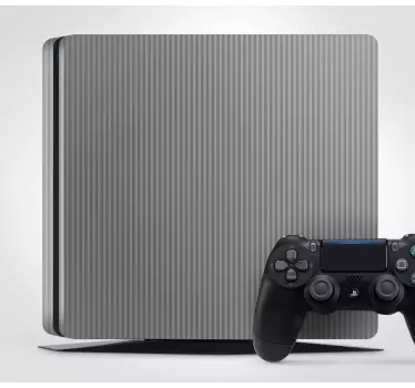 Ps4 skin smooth gray cover - TenStickers