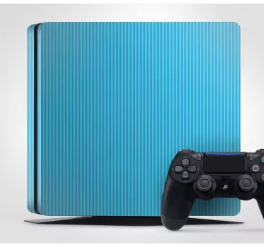 Ps4 skin striped blue pattern - TenStickers