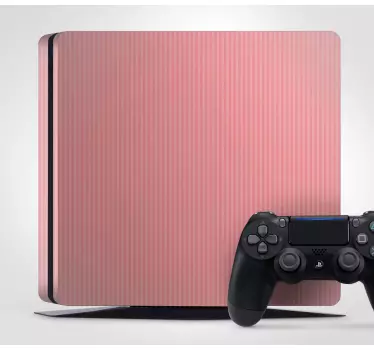 Ps4 skin with pink striped finish - TenStickers