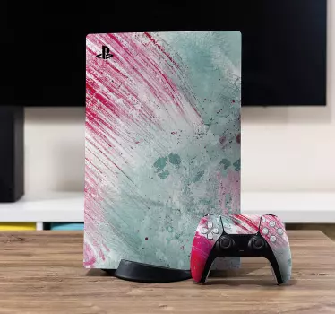 Ps5 skin abstract color currents - TenStickers