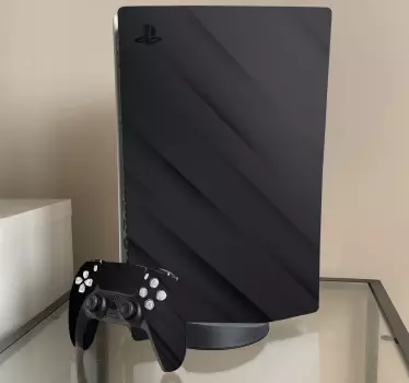 Ps5 skin black gaming accessory - TenStickers