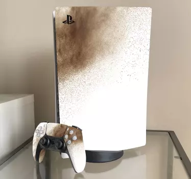 Ps5 skin sandy brown pattern - TenStickers
