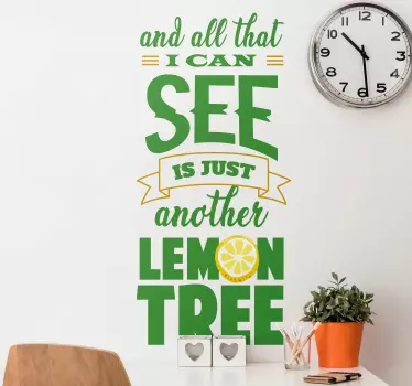 Quote sticker and everything i can do - TenStickers