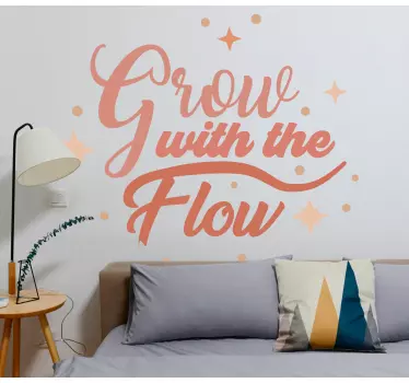 Quote sticker inspirational text design - TenStickers
