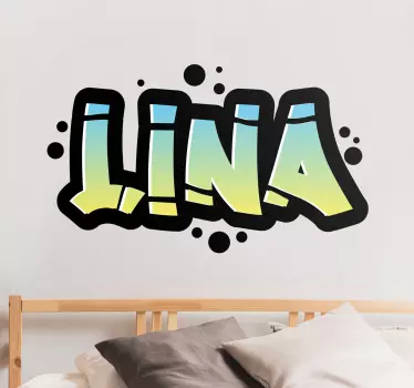 Quote sticker personalized name creation - TenStickers