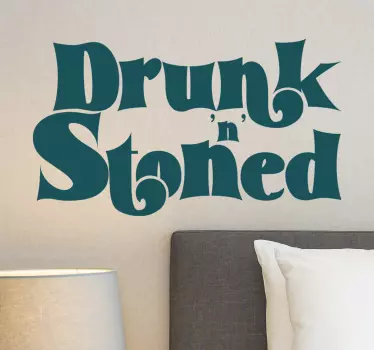 Quote sticker with fun typography design - TenStickers