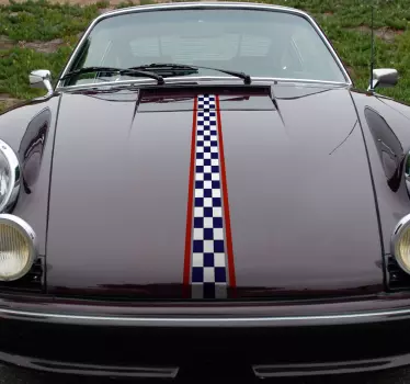 Racing lines car sticker - TenStickers