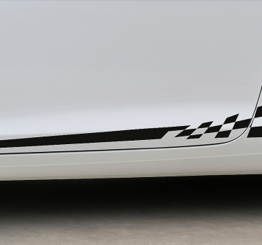 Car sticker racing side stripes - TenStickers