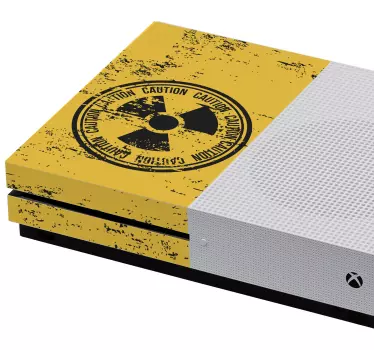 Radiation warning symbol xbox  decal - TenStickers