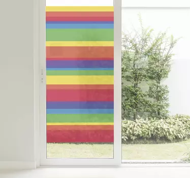 Rainbow window decal - TenStickers