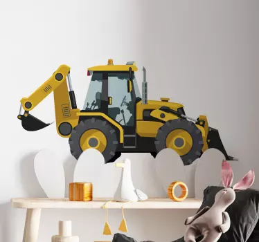 Realistic Tractor  Kids Bedroom wall Sticker - TenStickers