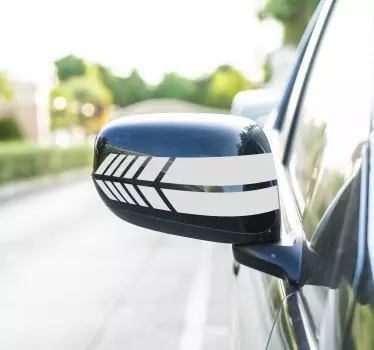 Rear view Car Decal - TenStickers