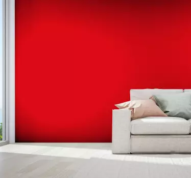 Red plain vinyl sticker - TenStickers