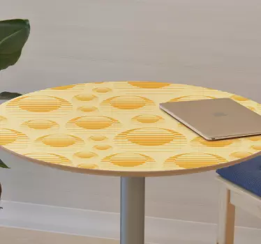 Retro sun draw decals for furniture - TenStickers