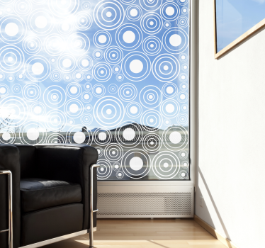 Ricochet Patterns window decal - TenStickers