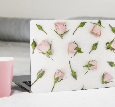 Romantic spring flower laptop skin - TenStickers