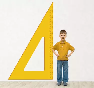 Ruler Height Chart Kids Sticker - TenStickers