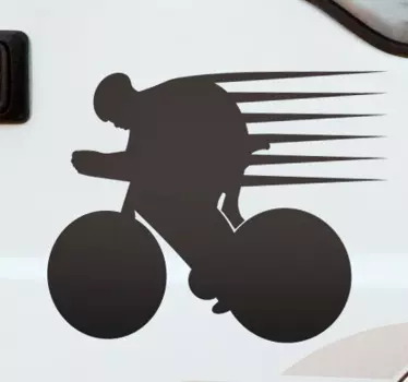 Running cycling wall sticker - TenStickers