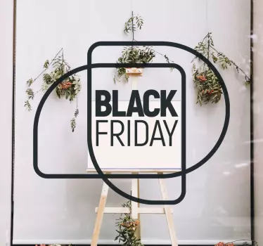 Sale Announcement Text shop window sticker - TenStickers