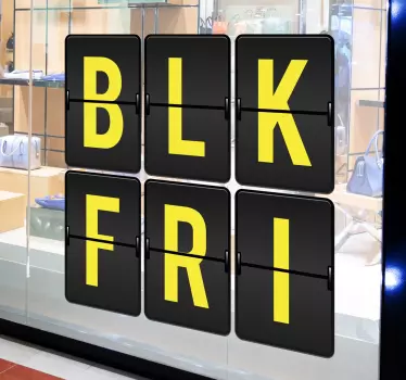 Sales sticker black friday deals - TenStickers
